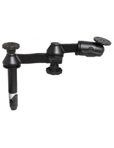 RAM® 4" Upper Pole with Double Swing Arms & Round Plate
