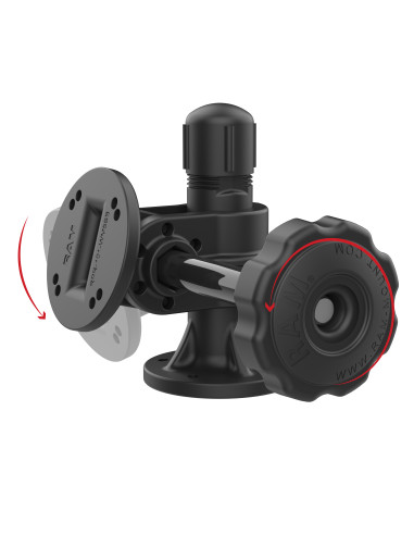 RAM® Swivel & Tilt Mount with 4-Hole AMPS Hole Patterns