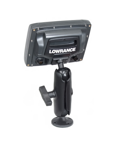 RAM® Composite Double Ball Mount for Lowrance Elite-5, Mark-5 + More