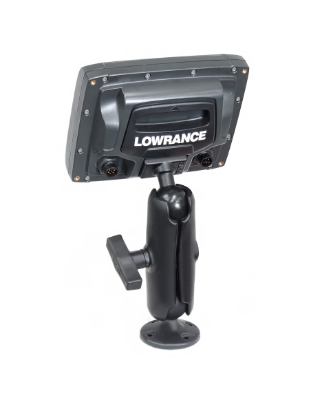 RAM® Composite Double Ball Mount for Lowrance Elite-5, Mark-5 + More