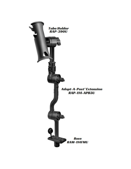 RAM® Adapt-A-PostT with Adjustable 16" Extension Arm