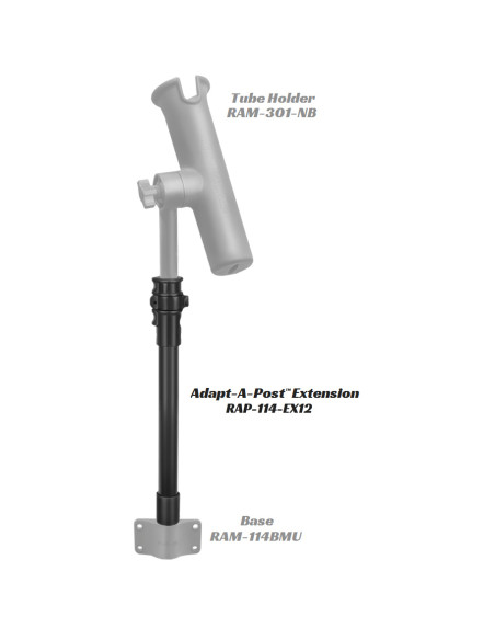 RAM® Adapt-A-PostT 15" Extension Pole