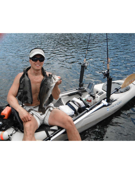 RAM® TubeT Rod Holder with Round Plate for Salt Water Use RAM® TubeT Rod Holder with Round Plate for Salt Water Use