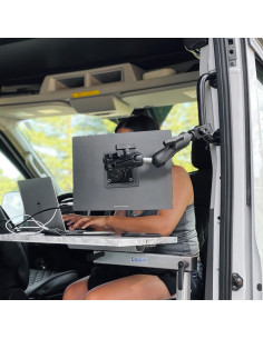 RAM® Double Socket Swivel & Ratchet Arm - C Size 2