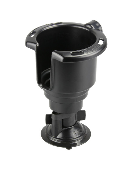 RAM® Twist-LockT Suction Cup with Drink Cup Holder RAM® Twist-LockT Suction Cup with Drink Cup Holder