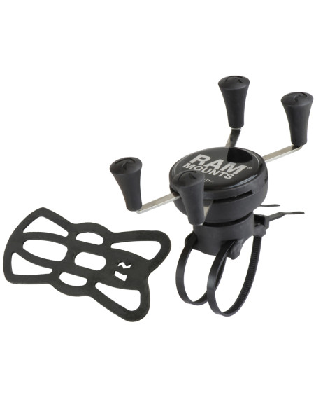 RAM® X-Grip® Phone Mount with RAM® EZ-On/OffT Bicycle Base