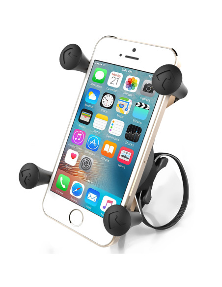 RAM® X-Grip® Phone Mount with RAM® EZ-On/OffT Bicycle Base