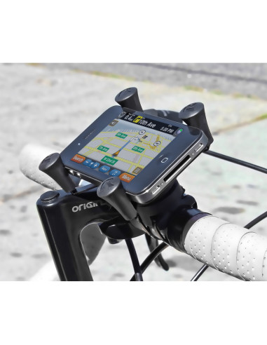 RAM® X-Grip® Phone Mount with RAM® EZ-On/OffT Bicycle Base