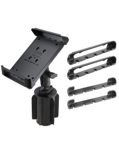 RAM® Tab-TiteT Small Tablet Holder with RAM-A-CANT II Cup Holder Mount 2