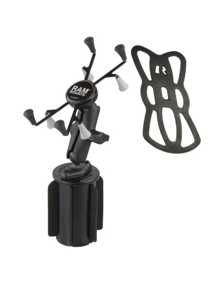 RAM® X-Grip® with RAM-A-CANT II Cup Holder Mount for 7"-8" Tablets