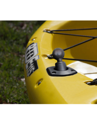 RAM® Ball Base with Flush Tube Wedge Adapter - C Size