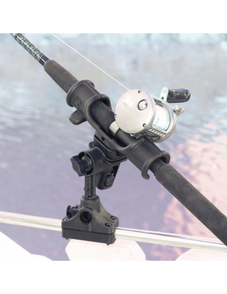 RAM® Light-SpeedT Fishing Rod Holder with Rail Base RAM® Light-SpeedT Fishing Rod Holder with Rail Base