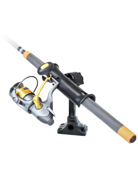 RAM® Tube Jr.T Rod Holder with Bulkhead/Flat Surface Base - 6" Post RAM® Tube Jr.T Rod Holder with Bulkhead/Flat Surface Base - 6" Post