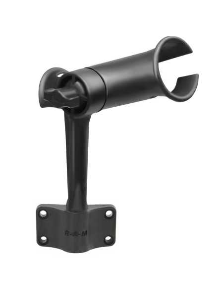RAM® Tube Jr.T Rod Holder with Bulkhead Base - 6" Post RAM® Tube Jr.T Rod Holder with Bulkhead Base - 6" Post