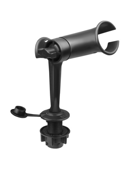RAM® Tube Jr. T Rod Holder with Round Flush Base RAM® Tube Jr. T Rod Holder with Round Flush Base