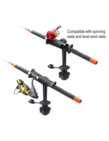 RAM® Tube Jr. T Rod Holder with Round Flush Base RAM® Tube Jr. T Rod Holder with Round Flush Base