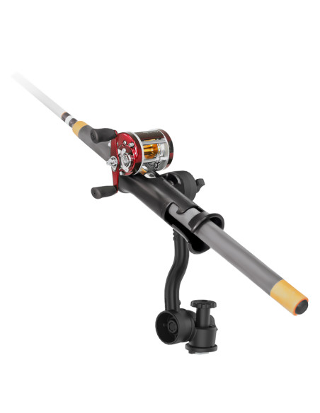 RAM® Tube Jr.T Rod Holder with Extension Arm and RAM® Track-NodeT Base RAM® Tube Jr.T Rod Holder with Extension Arm and RAM® Track-NodeT Base