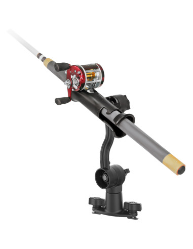 RAM® Tube Jr.T Rod Holder with Extension Arm and Dual T-Bolt Track Base