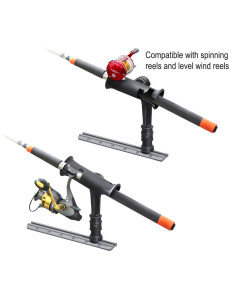 RAM® Tube Jr.T Rod Holder with RAM® Adapt-A-PostT Track Base - 4" Post 2