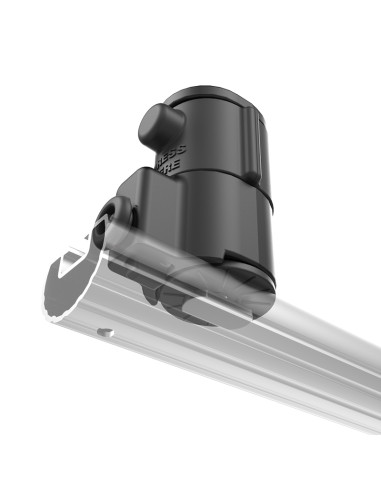 RAM® Tube Jr.T Holder with Universal Adapt-A-PostT Track Base - 4" Post