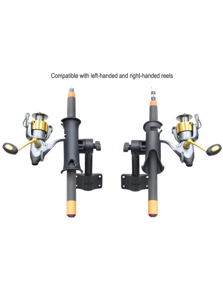 RAM® Tube Jr.T Rod Holder with Bulkhead Base - 4" Post RAM® Tube Jr.T Rod Holder with Bulkhead Base - 4" Post