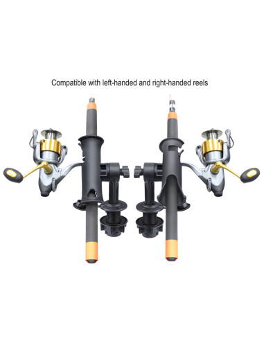 RAM® Tube Jr.T Rod Holder with Round Flush Base