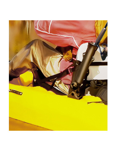 RAM® Tough-TubeT Rod Holder with Bulkhead/Flat Surface Base