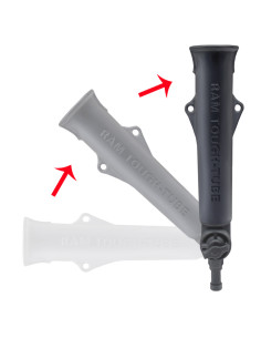 RAM® Tough-TubeT Rod Holder with 2" Ratchet Spline Post Arm 2