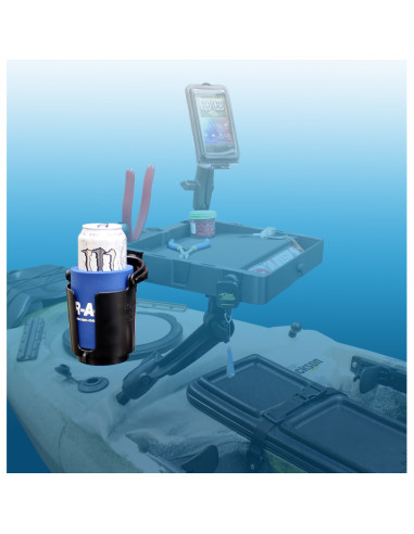RAM® Level CupT Drink Holder for RAM® Stack-N-StowT Bait Board