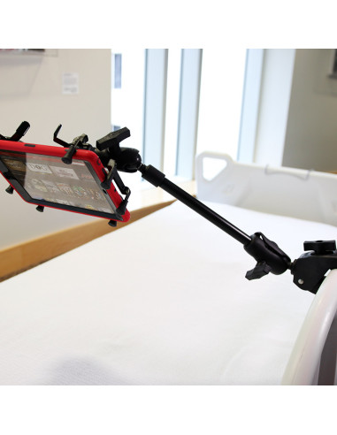 RAM® Tough-ClawT 9" Pipe Mount with Round Plate Adapter