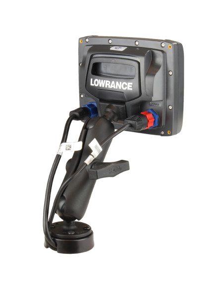 RAM® Cable Manager with AMPS Hole Pattern for Electronic Mounts