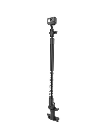 RAM® Tough-PoleT 24" Camera Mount with Single Pipe & Dual Track Base