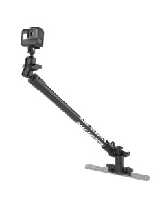 RAM® Tough-PoleT 24" Camera Mount with Single Pipe & Dual Track Base 2