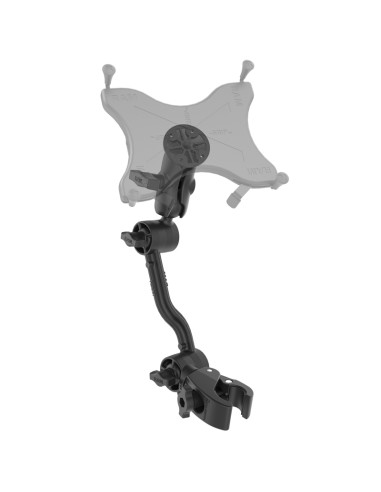 RAM® Tough-ClawT with Ratchet Extension Arm and Double Ball Mount
