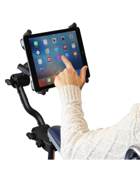 RAM® Tough-ClawT with Ratchet Extension Arm and Double Ball Mount