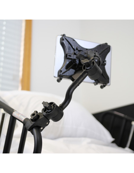 RAM® Tough-ClawT with Ratchet Extension Arm and Double Ball Mount