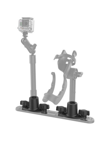 RAM® Dual T-Bolt Track Base for Spline Posts