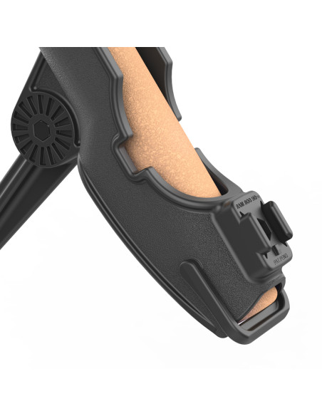 RAM ROD® HD Fishing Rod Holder with 6" Spline Post and Dual Track Base