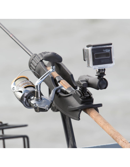 RAM ROD® HD Fishing Rod Holder with Bulkhead/Flat Surface Base