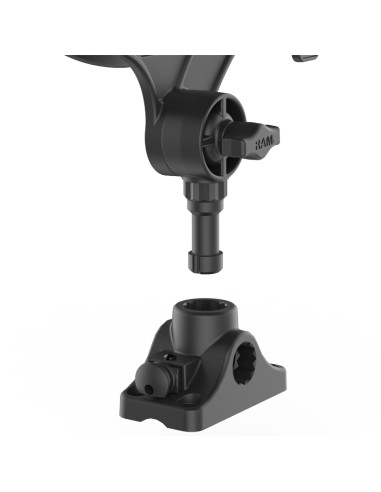 RAM ROD® JR Fishing Rod Holder with Bulkhead/Flat Surface Base