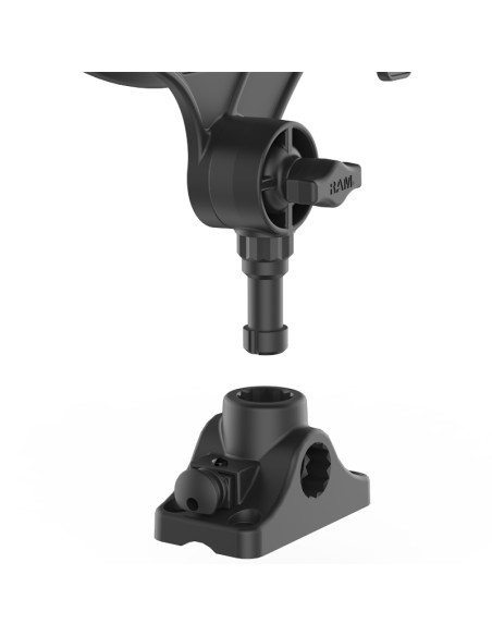 RAM ROD® JR Fishing Rod Holder with Bulkhead/Flat Surface Base