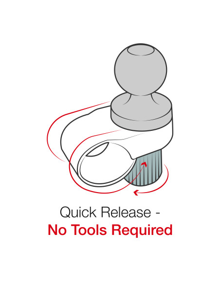 RAM® X-Grip® Large Phone Mount with RAM® Tough-StrapT Handlebar Base