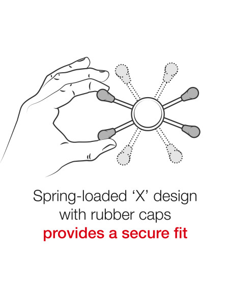 RAM® X-Grip® Large Phone Mount with RAM® Tough-StrapT Handlebar Base