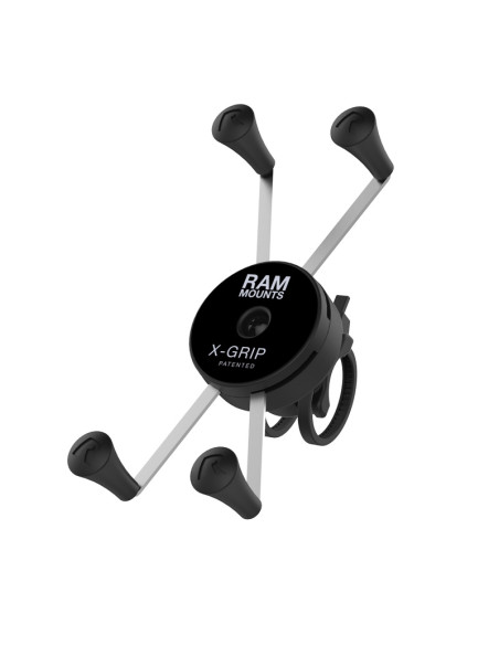 RAM® X-Grip® Large Phone Mount with Low-Profile Zip Tie Handlebar Base
