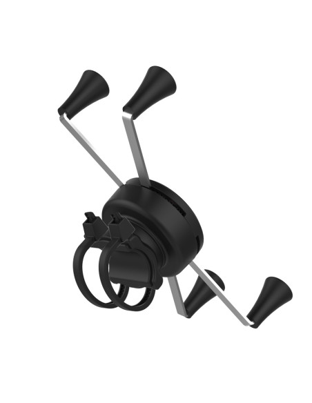 RAM® X-Grip® Large Phone Mount with Low-Profile Zip Tie Handlebar Base