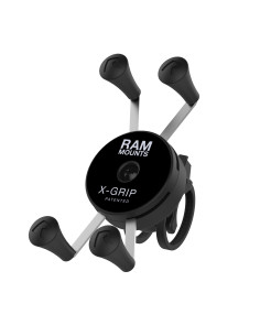 RAM® X-Grip® Phone Mount with Low-Profile Zip Tie Handlebar Base 2