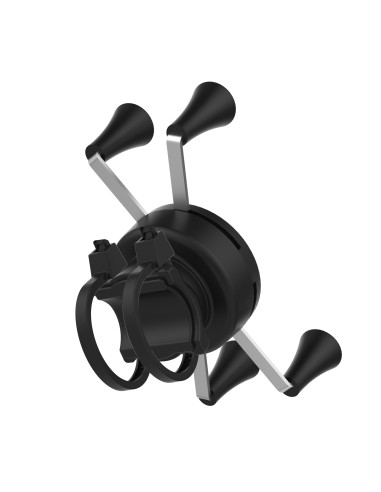 RAM® X-Grip® Phone Mount with Low-Profile Zip Tie Handlebar Base