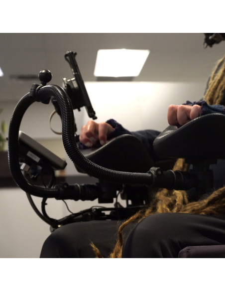 RAM® Rugged Quick Release Wheelchair 2-Point Base with Ball