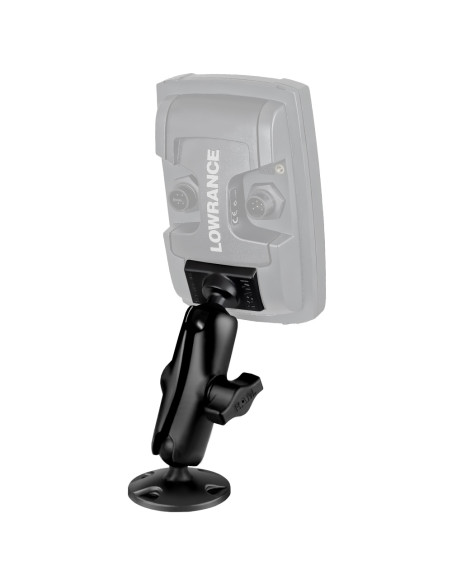 RAM® Composite Double Ball Mount for Lowrance Elite-4 & Mark-4 Series