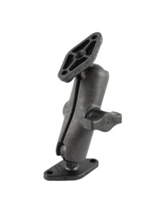 RAM® Universal Composite Double Ball Mount with Two Diamond Plates